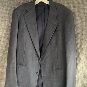 Navy 42L Club Room 100% Virgin Wool Macy’s Mens Store Blazer